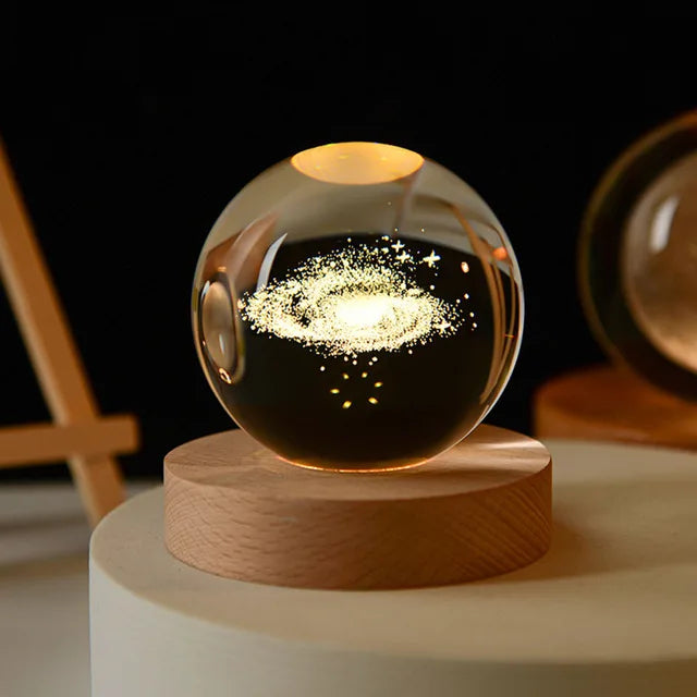 Galaxy Crystal Ball lamp