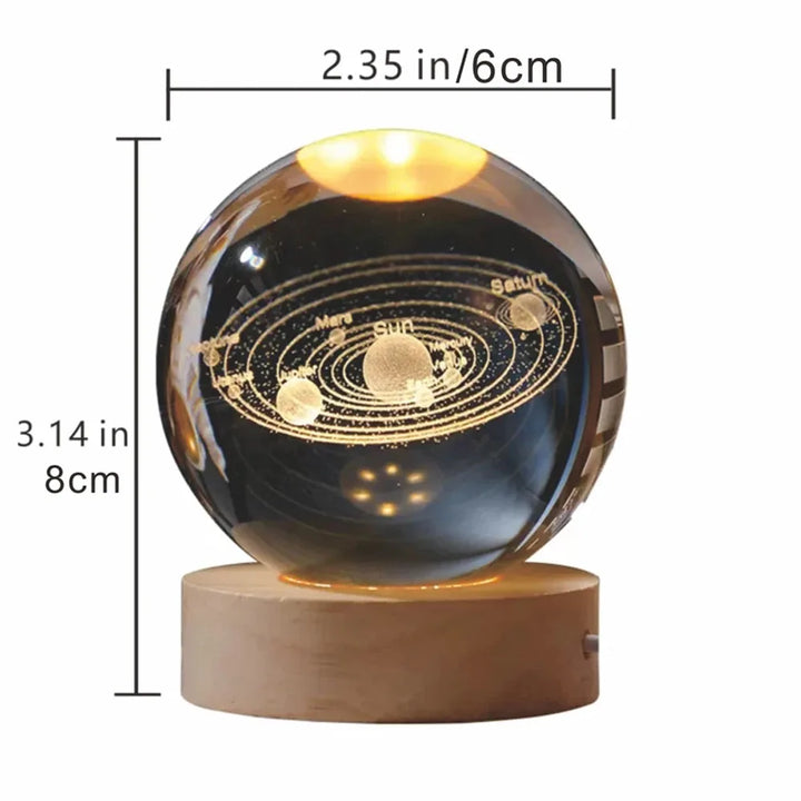 Galaxy Crystal Ball lamp